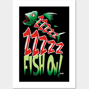 Fish On zzzzzzzzzzzzzzzz Posters and Art